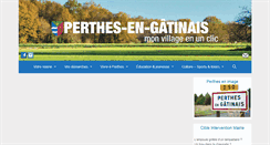 Desktop Screenshot of perthes-en-gatinais.fr